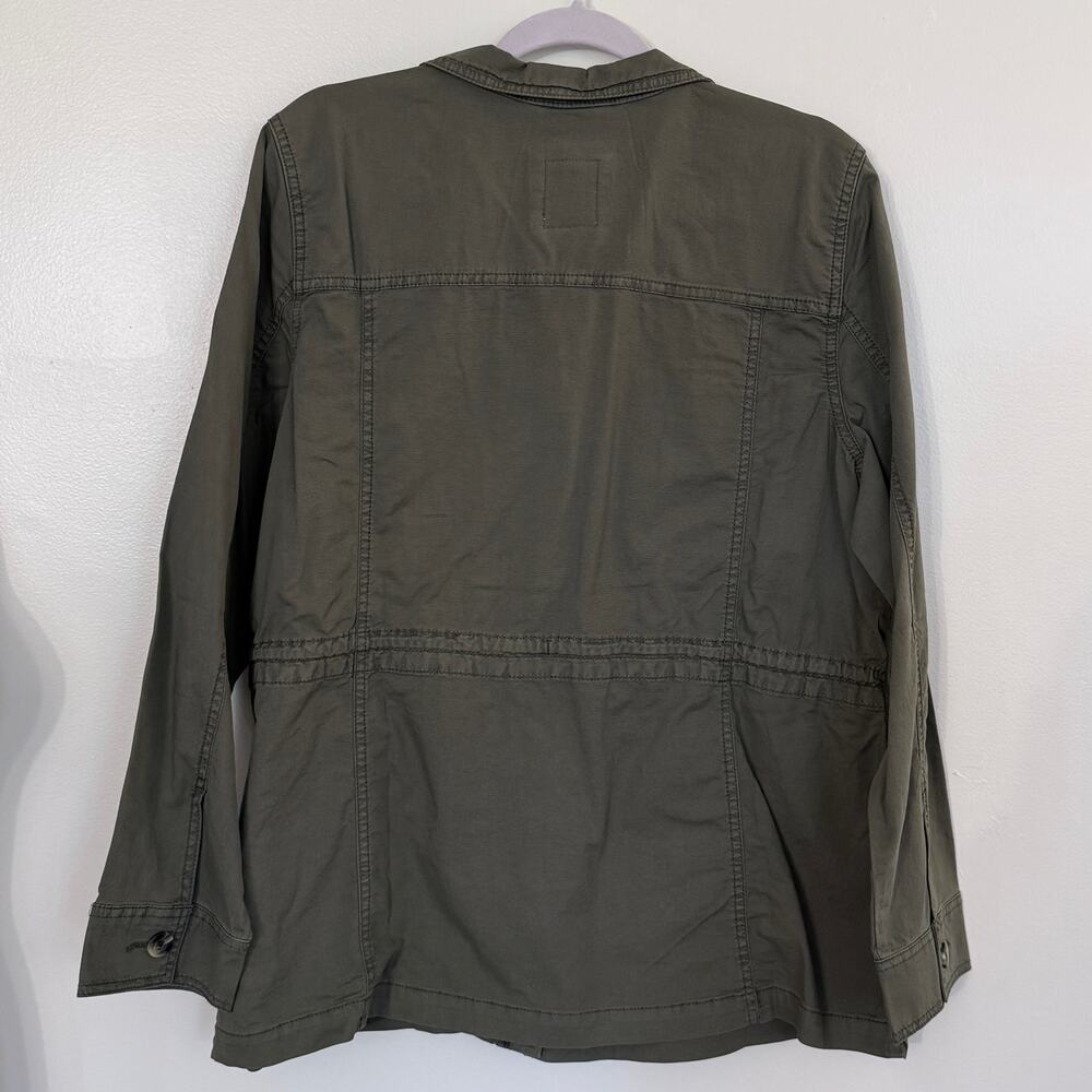 NWT Sonoma, Utility Jacket Olive Green Drawstring/Zip Size XL/18-20 - Picture 6 of 8